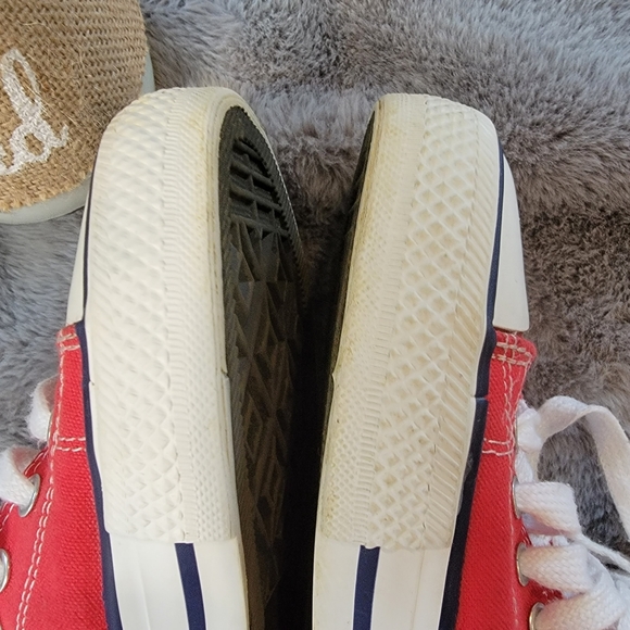 Victoria Vintage Skate Sneakers Size 36 Red/Navy Women's 6- 6.5 - Picture 8 of 16